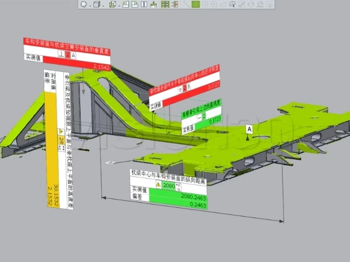 Automated 3D Inspection for Railway Draft Sill and Bolster